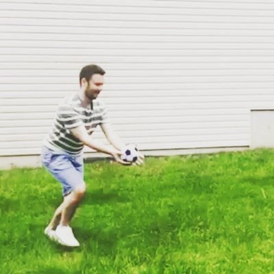 Gender Reveal Soccer Ball - Pink And Blue Kit