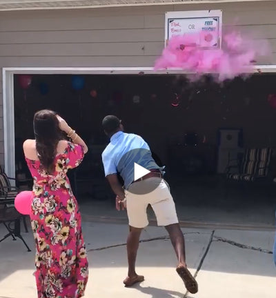 Gender Reveal Basketball Kit - Pink and Blue