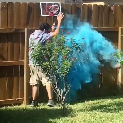 Gender Reveal Basketball - Empty