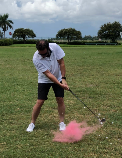 Gender Reveal Golf Balls - 4 balls - 2 pink & 2 blue