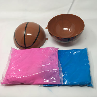 Gender Reveal Basketball Kit - Pink and Blue