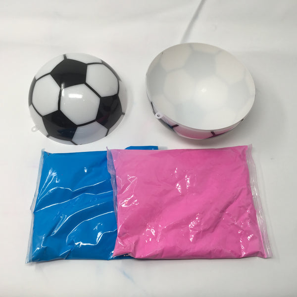 Gender Reveal Soccer Ball - Pink And Blue Kit